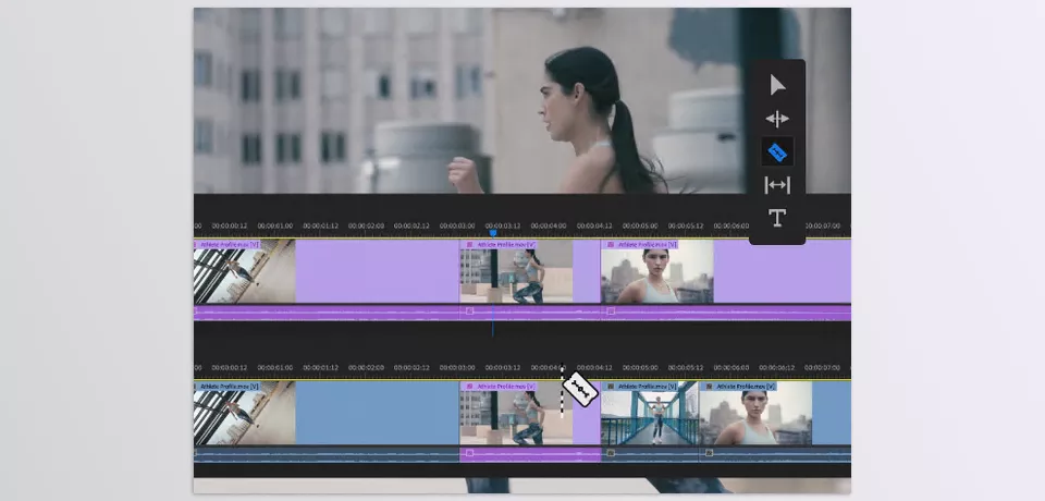Premiere Pro - Utilize industry-leading video editing tools and time-saving AI features to quickly achieve the perfect cut.