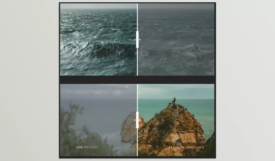 Moody LUT Pack 30 Film LUTs - Ideal for travel, landscape, and dramatic storytelling visuals.