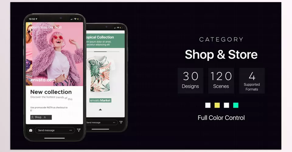 Instagram Stories - Full Color Control.