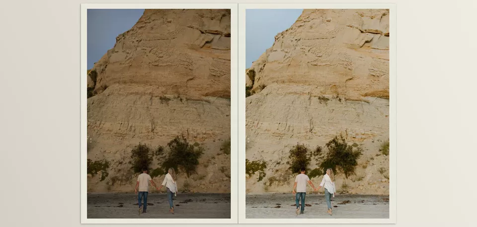 DC Presets Pack Four - Achieve a timeless editorial look with creamy highlights and soft greens.