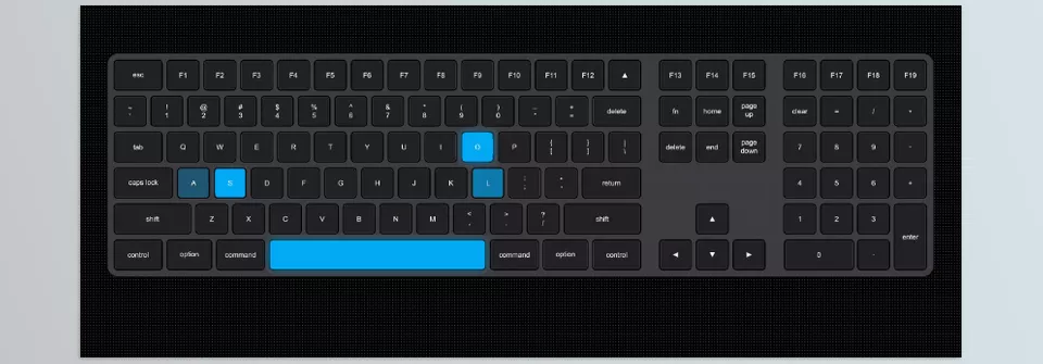 KeyboardFX - For each generated text character, keyboardFX creates a layer marker,