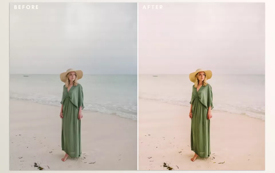 Creative Market - Caramel Lightroom Presets - Golden hour made softer—turn ordinary sunlight into dreamy warmth with just one click.