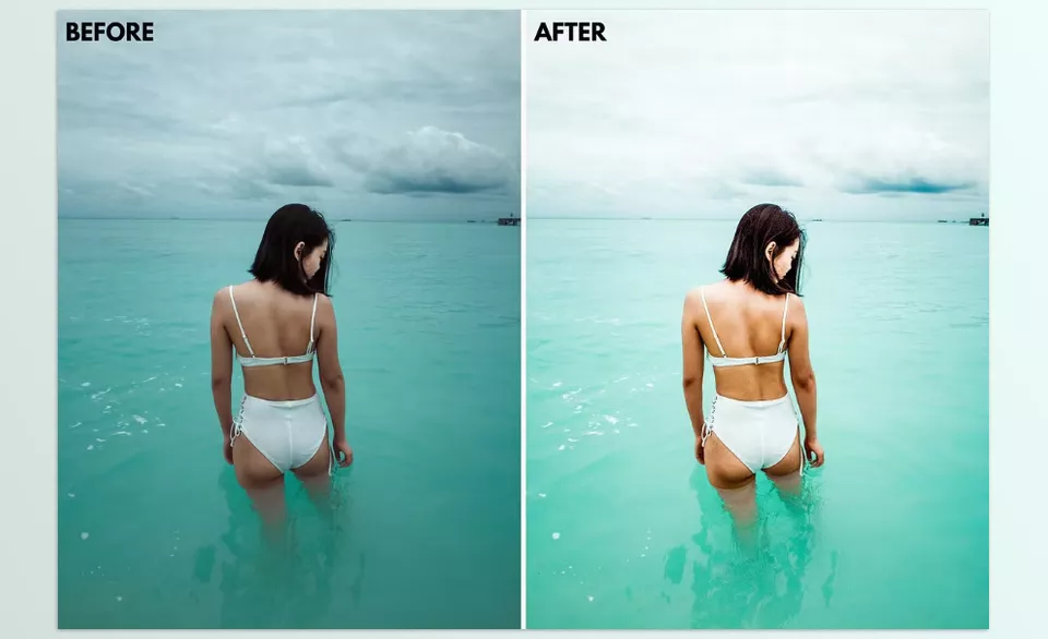 Creative Market - 8 Tropical Vibes Lightroom Presets - Add a sunny touch to every moment with these easy-to-use presets.