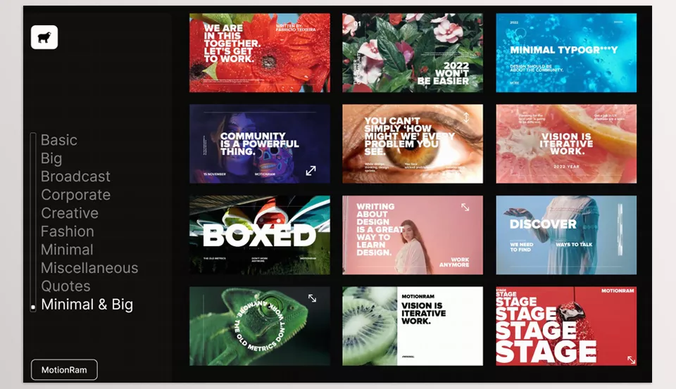 Just Typography Pack - 550+ Fully Customizable Typography, Titles, Lower Thirds and Elements