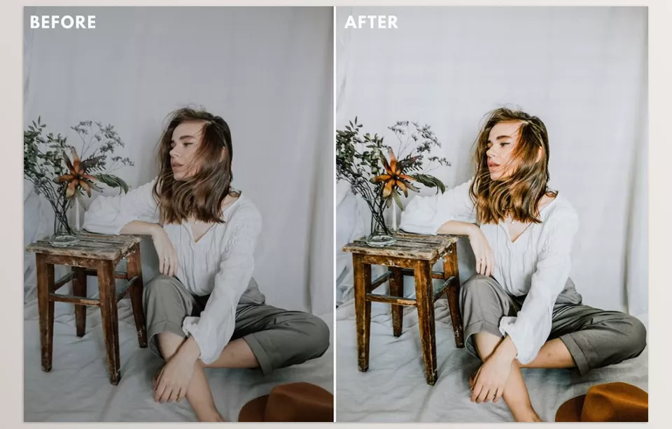 Creative Market - Mobile Lightroom Presets Collection - Capture the mood of your moment—warm tones, soft highlights, and perfect balance in one click.