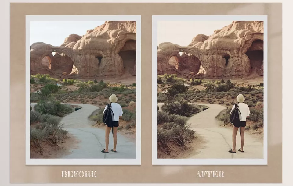 Creative Market - Western Lightroom Photoshop LUTs - Golden hour meets dusty trails, bringing out the rich warmth and timeless spirit in every frame.