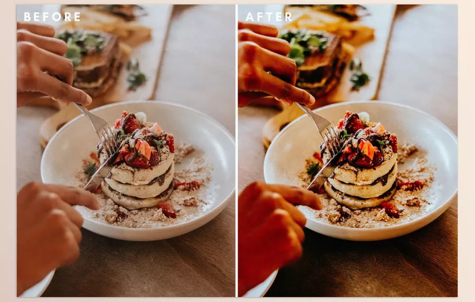 Creative Market - Foody Lightroom Presets - Bring out the natural beauty in your photos, whether indoors or outdoors, with presets designed to make your shots pop effortlessly.