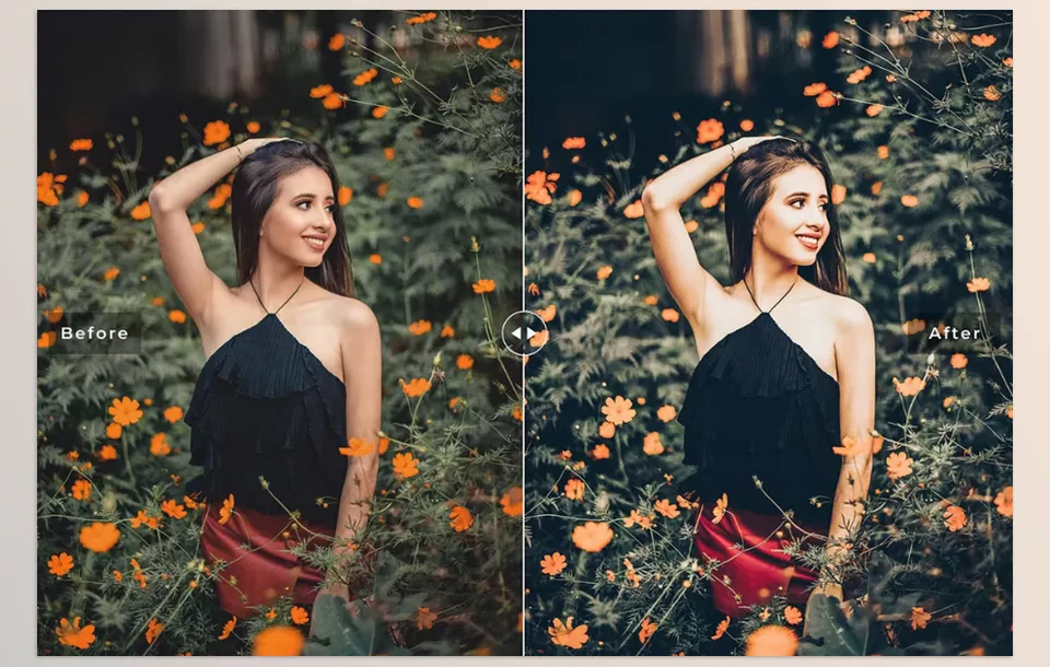 Creative Market - Flora Lightroom Presets Pack - Takes only a single click!