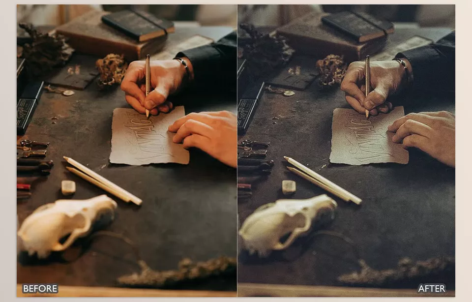 Creative Market - Vintage Lightroom Presets - Effects can be applied while preserving the original image quality.