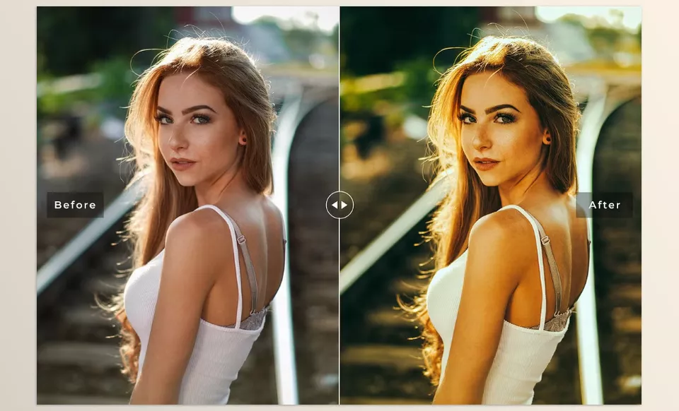 Creative Market - Golden Hour Lightroom Presets - Golden Hour Glow is made easy with one click.