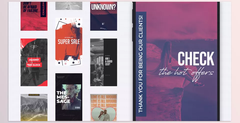 400+ Vertical Templates For After Effects - effortless customization to fit your unique style!