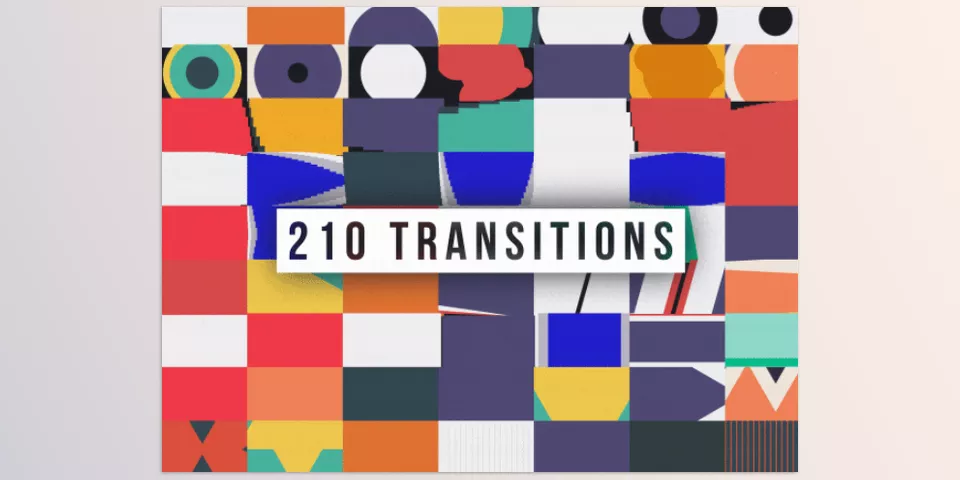 Shape Elements Library - 210 Transitions!