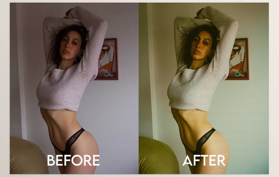 Creative Market - Polaroid Bundle PS and LR Presets - Colors fade gently while shadows deepen, capturing the essence of a classic instant photo with a modern twist.