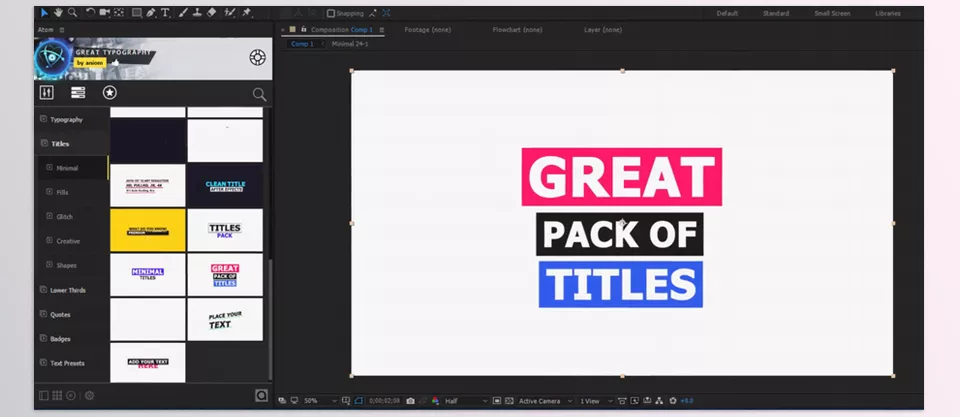 Big Pack of Typography - Live Preview & Quick Apply for your comfort!
