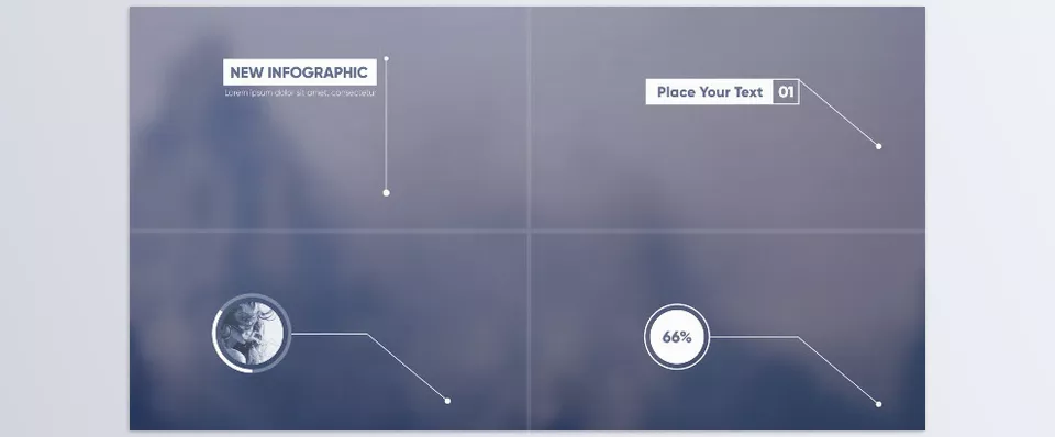 Videohive - Infographic Elements - Circle Diagrams
