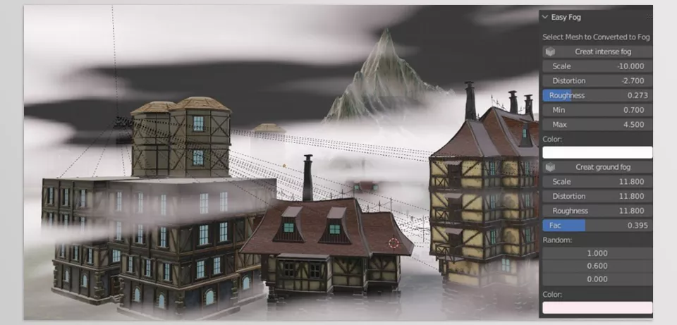 Easy Fog for Blender - If you're looking to create an impressive animation, this add-on will help you in achieving that.