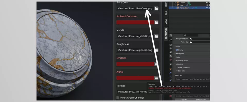 Textopbr Textures To Pbr In 1 Click - The tool automatically updates material textures when edited in external programs, ensuring a smooth and uninterrupted workflow.