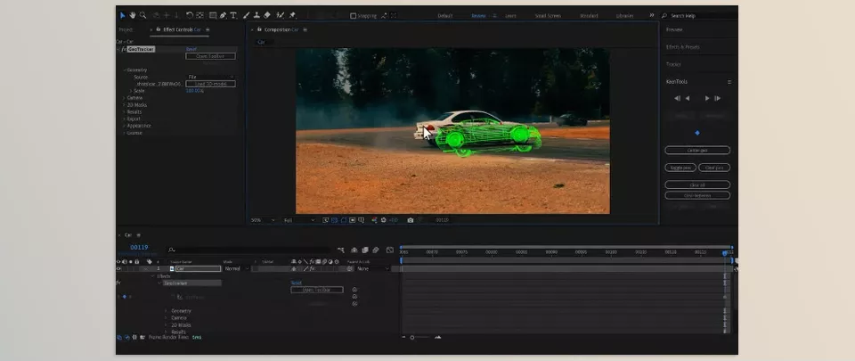 GeoTracker for After Effects - Our pin-based approach allows you to precisely control your model while positioning and moving it naturally in 3D space.
