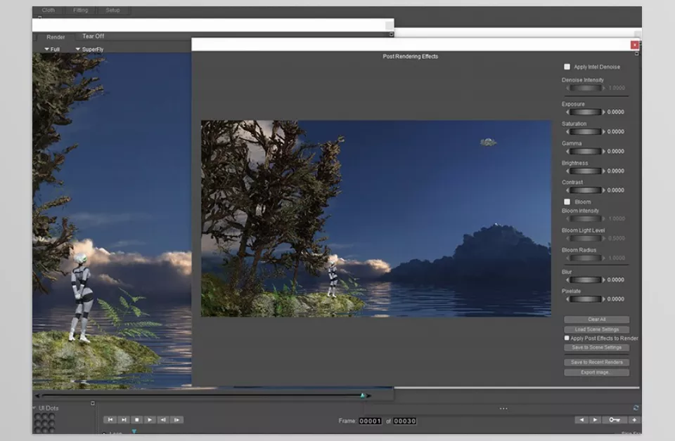 Poser PRO - apply changes and corrections without leaving Poser.