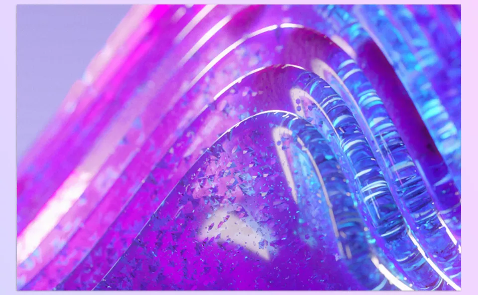 Dispersed Glass - It simulates the vibrant effects of dispersed glass, allowing for stunning, realistic material creation.