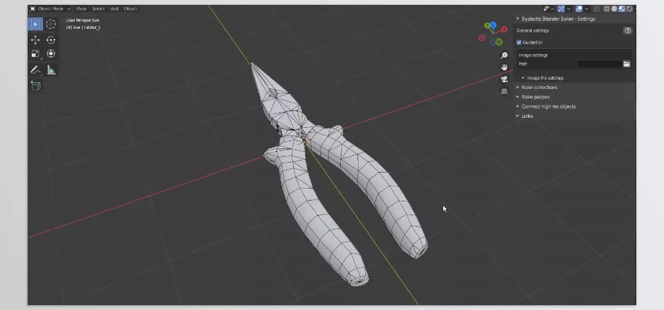 Bystedts Blender Baker - Easily streamline the texture-baking process in Blender.