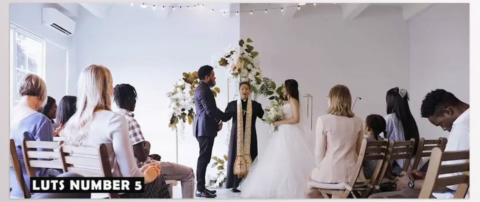 Videohive - Best Cinematic LUTs for Wedding Videos - Enhance your wedding films with professional color grading, bringing depth, warmth, and a cinematic feel to your footage.