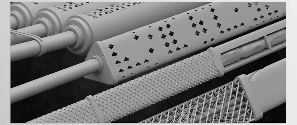 80 Cable Wires Hoses And Cable Element - All models have clear mesh