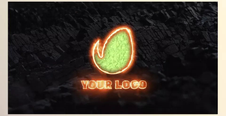 VFX Fire Elements for After Effects - Use for Logo Reveal.