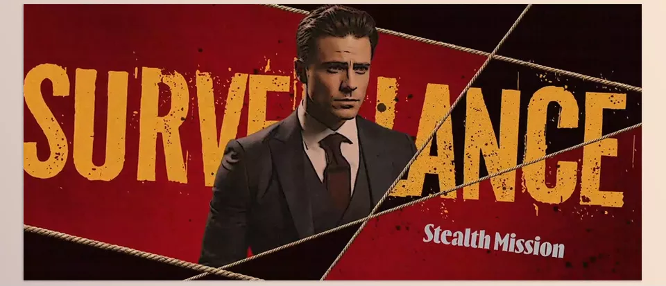 Undercover Agent Media Opener - Easily Make a grunge detective opener in freeze-frame style.