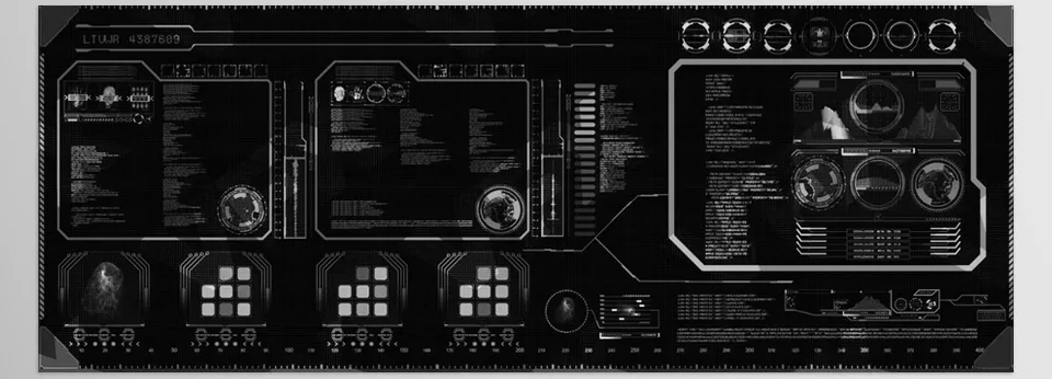 Hud Large Screens for After Effect - perfect for creating advanced technology interfaces, visualizations, and touch screen effects.