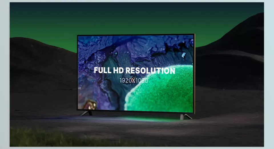 Abstract Nature TV Mockups - Super easy to use and customize.