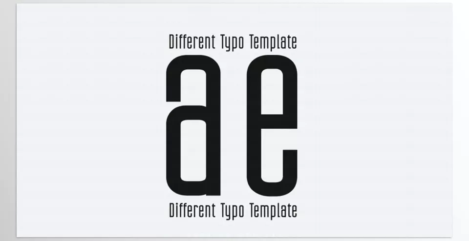 Abstract Typo - Different Typo Template.