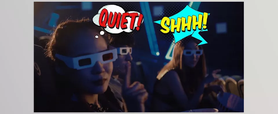 Comic Titles for DaVinci Resolve - Simple titles featuring editable text placeholders in a speech bubble style.