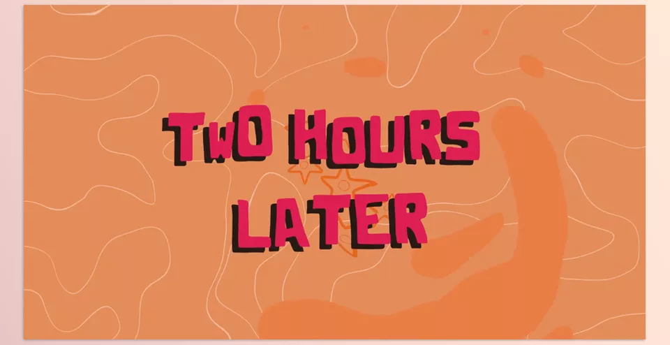 Colorful Time Cards for After Effects - It gives your presentations a vibrant and fluid look with 2D animation and oceanic patterns.