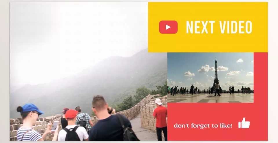 Social Media Travel Scenes for Premiere Pro - These scenes are easy to customize with color controllers, editable text layers, and handy media and logo placeholders. 