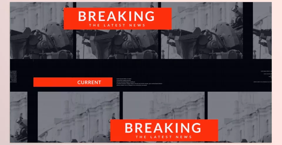 Videohive - News Intro - 5 unique scenes in high quality.