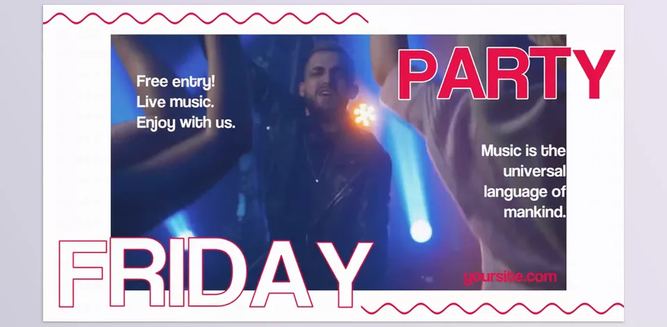Modern Music Slides for FCPX - Effortlessly personalize each scene by inserting your media into the image placeholders, modifying the text, and tweaking the colors using convenient color controllers.