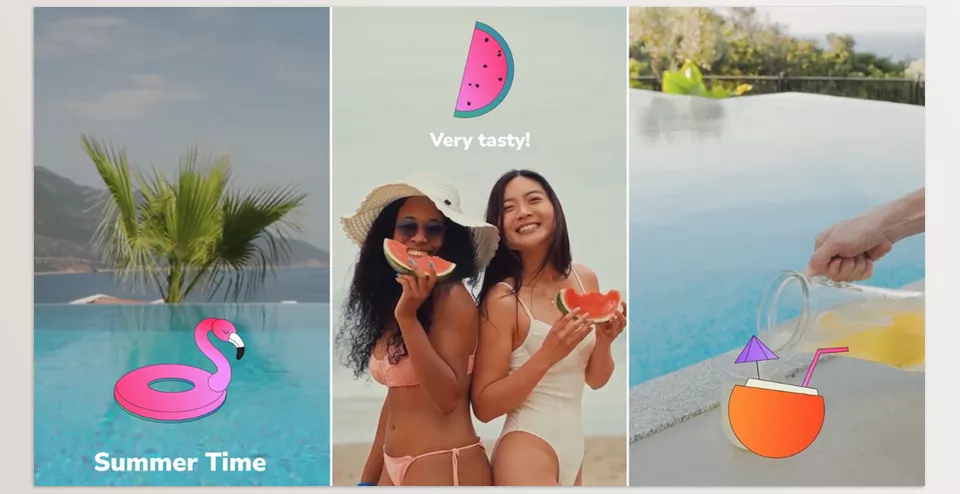 Summer Vacation Icons And Titles for FCPX - Ideal for adding a fun, seasonal touch to your summer projects.