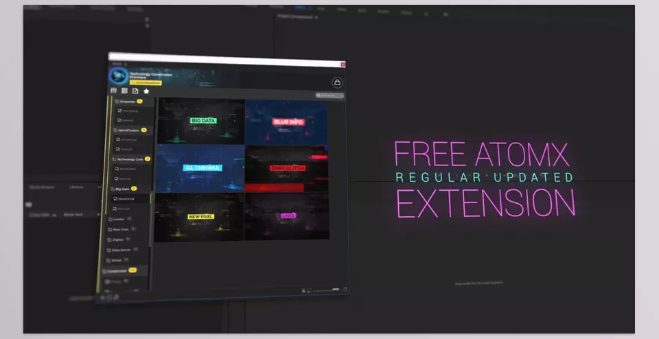 Technology Constructor Premiere - Create your sci-fi and hi-tech videos directly in Premiere Pro.
