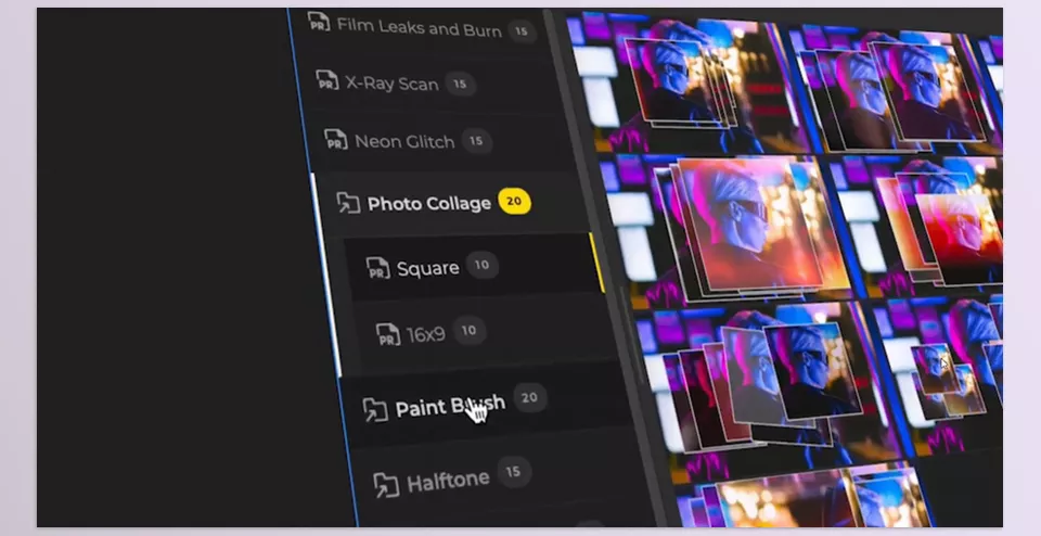 Premiere Pro Transitions by whiterecord | Film, Glitch, Paper - Over 160 Transitions!