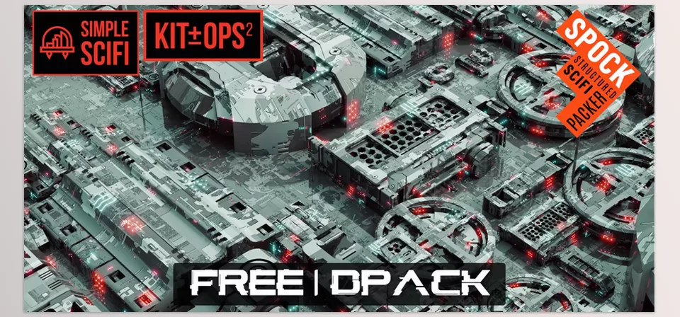 Spock: Structured Scifi Packer - Quickly generate amazing hyperdetailed props and scene elements.