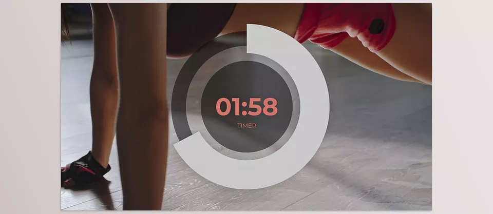 Videohive - Countdown Timers MOGRT - Dynamic Animations: Pre-built in-and-out animations enhance your clips with added visual appeal.