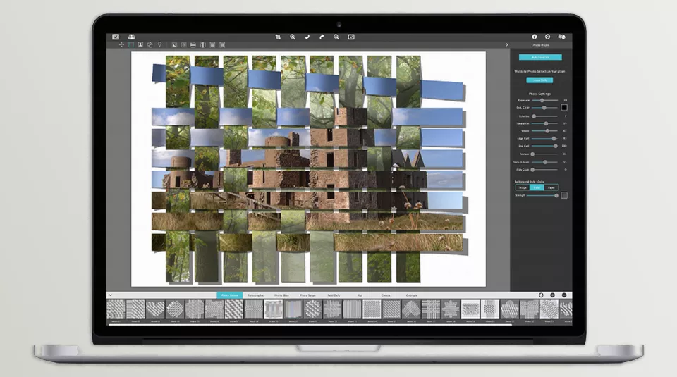 Photo Formation - Utilize it to fragment, join, weave, slice, and fold photos into captivating, eye-catching creations, complete with intricate creases, curls, and bends that make them appear meticulously crafted by hand.