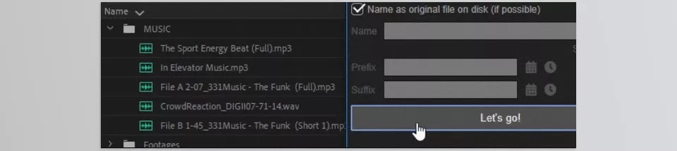 Aescripts - Rename It - Restore the item names.