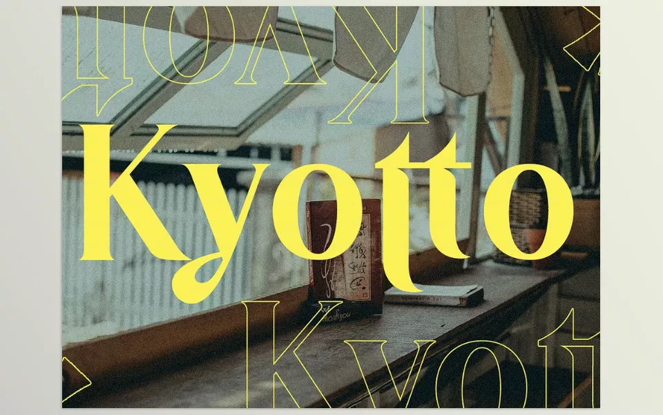 Cuaos Bestin Serif Font - Uppercase and lowercase