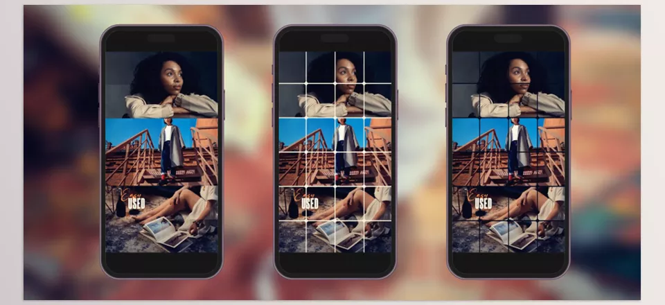 Slideshow Mosaic Multi Screen - Effortlessly adjust grids, colors, and animations for a polished, professional look.