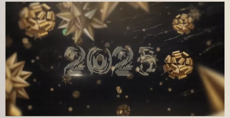 Videohive - New Year Eve 2025 - Create a stunning, festive presentation with this easy-to-customize template, perfect for ringing in the New Year.