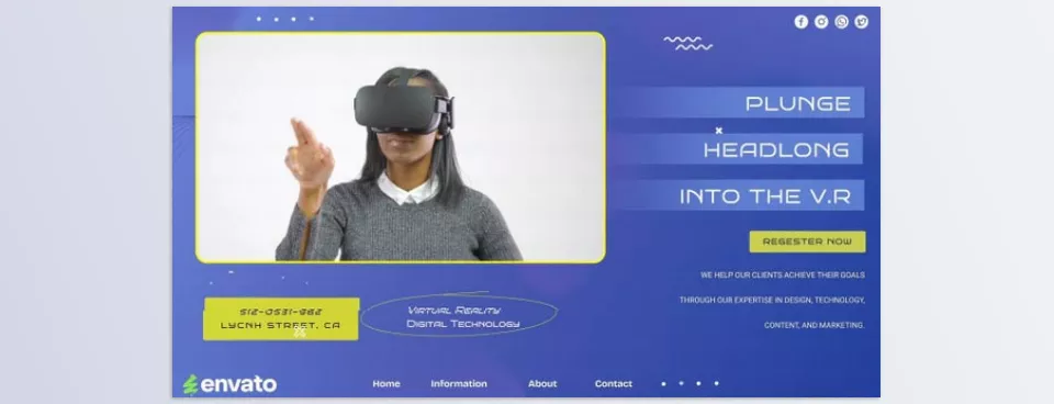 Virtual Reality Technology Slideshow - Create laboratory or DNA molecular slideshows with a few clicks.