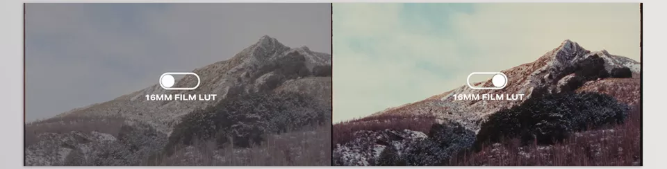 16MM FILM LUTS - 3 stunning looks