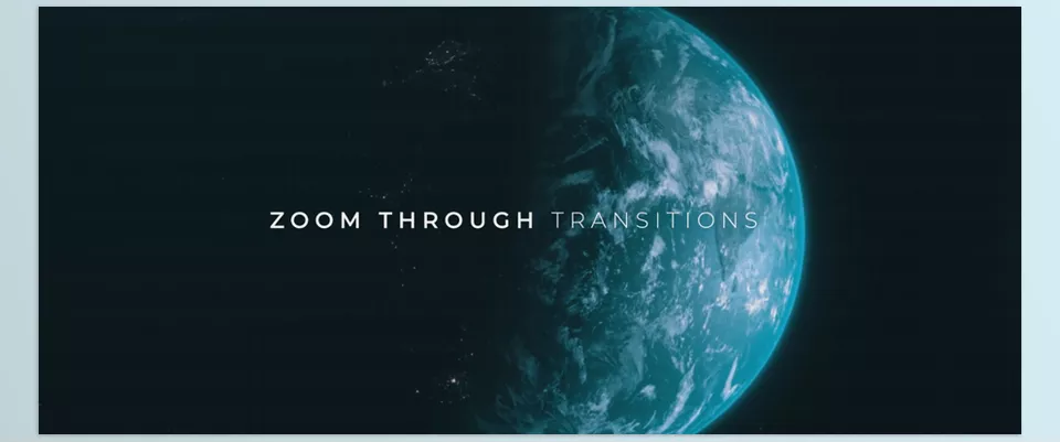 Zoom Through Transitions for Premiere Pro - Drag & Drop method